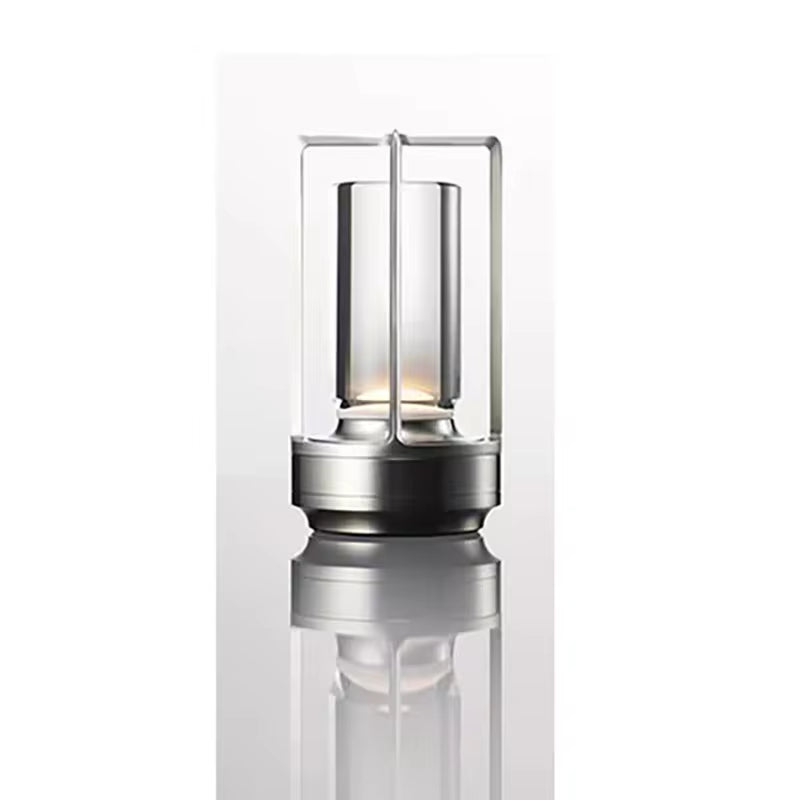 Cordless Crystal Table Lamp - Touch Dimming, Rechargeable
