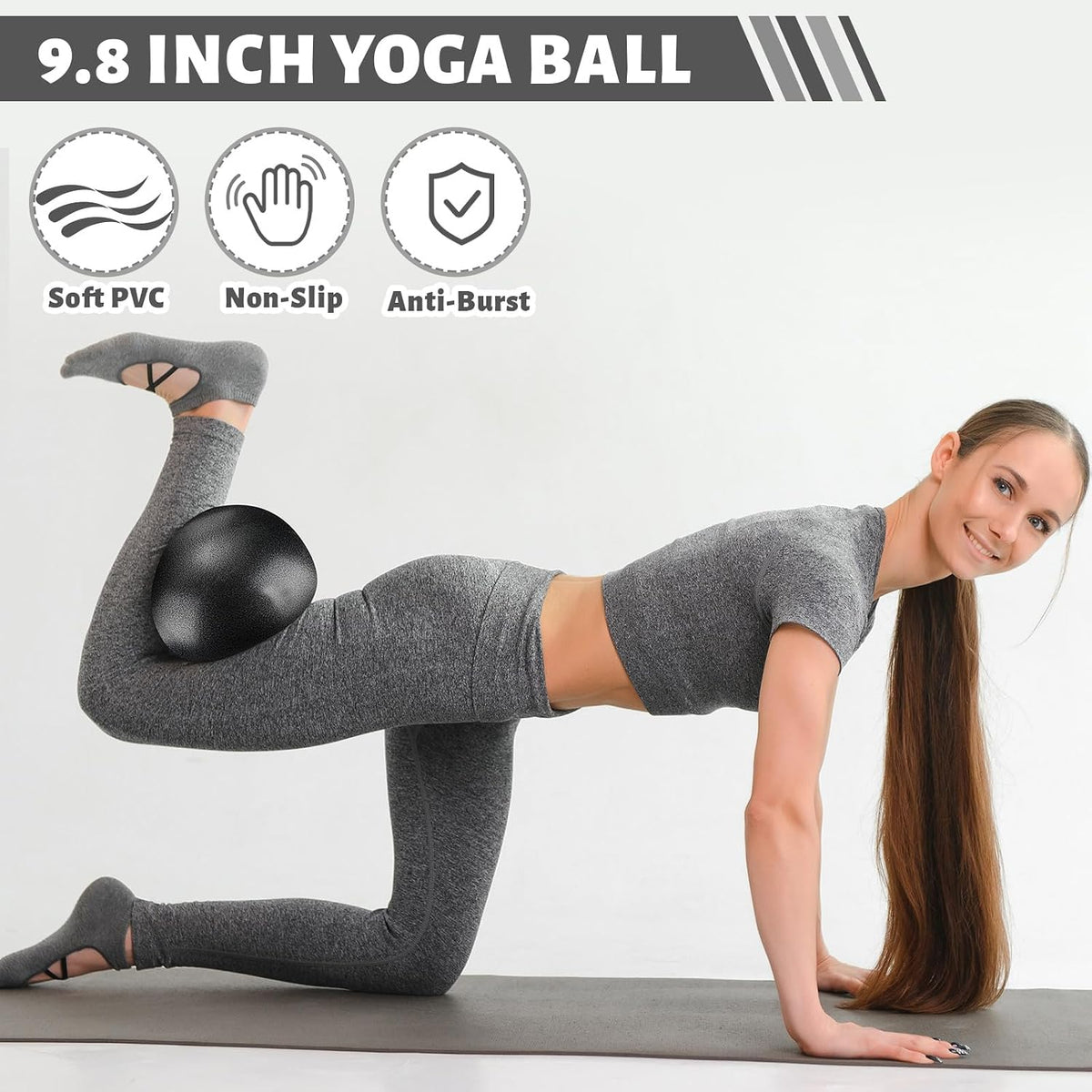 18-Piece Pilates Ring Set - Ball, Straps, Bands & Socks