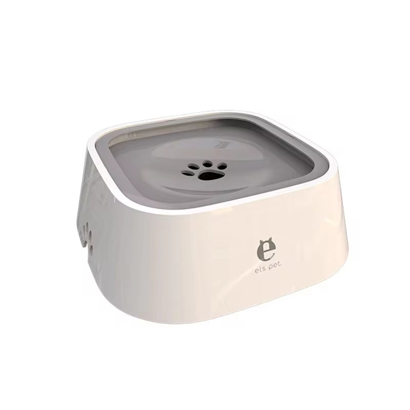 No-Spill Dog Water Bowl - Floating Disc Stops Splashing