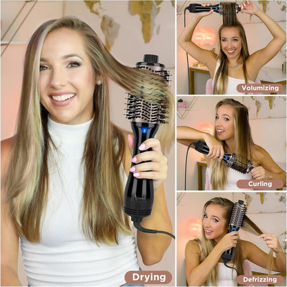 One-Step Volumizing Hair Dryer Brush - 4-In-1 Salon Styler