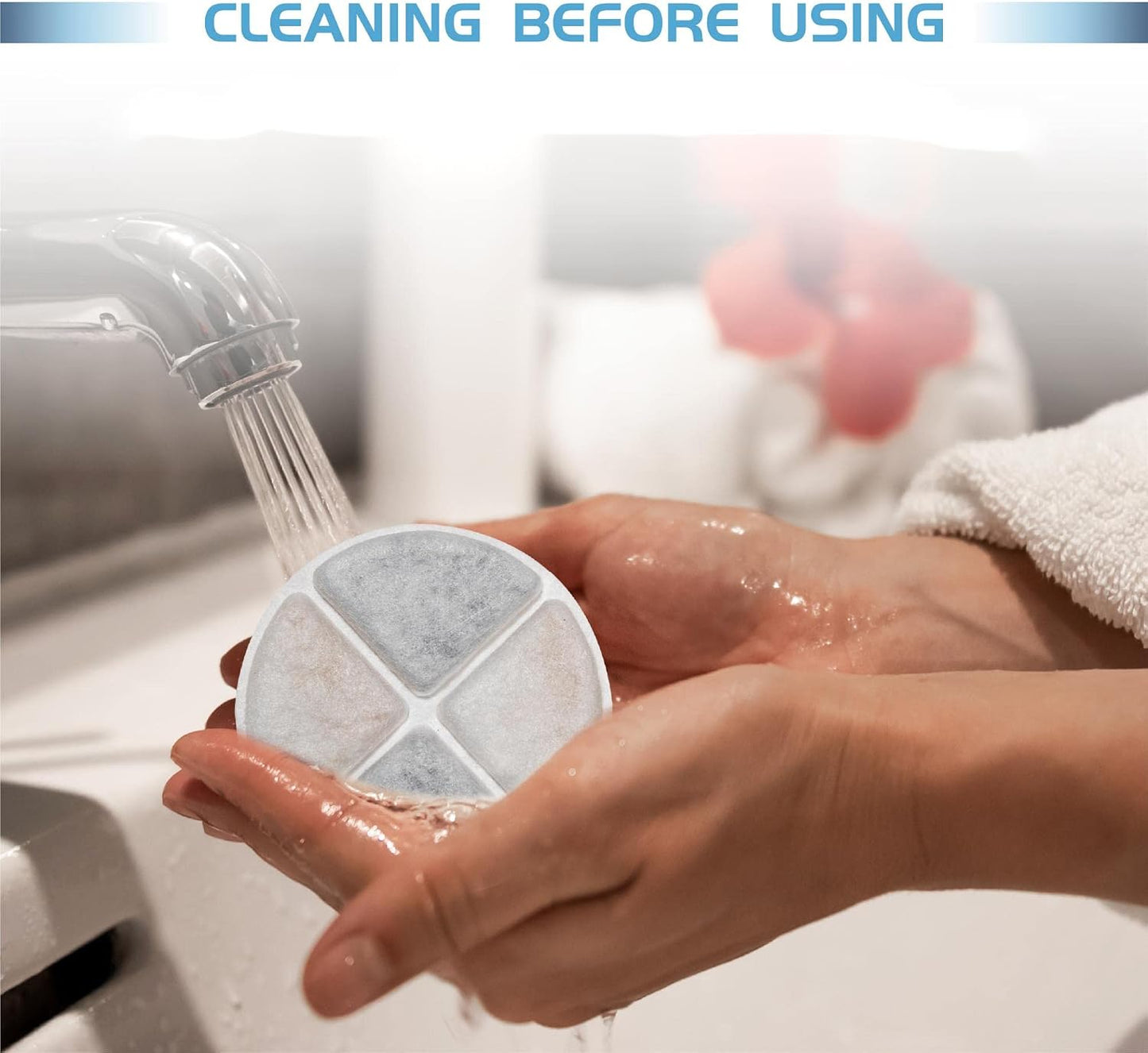 Pet Fountain Replacement Filters - 12 Pack