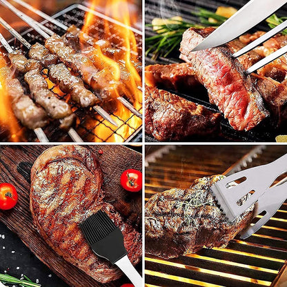 20-Piece BBQ Grill Tool Set with Carry Bag