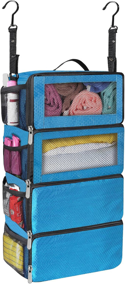 Hanging Travel Organizer - Shelf-Style Suitcase Packing Cube