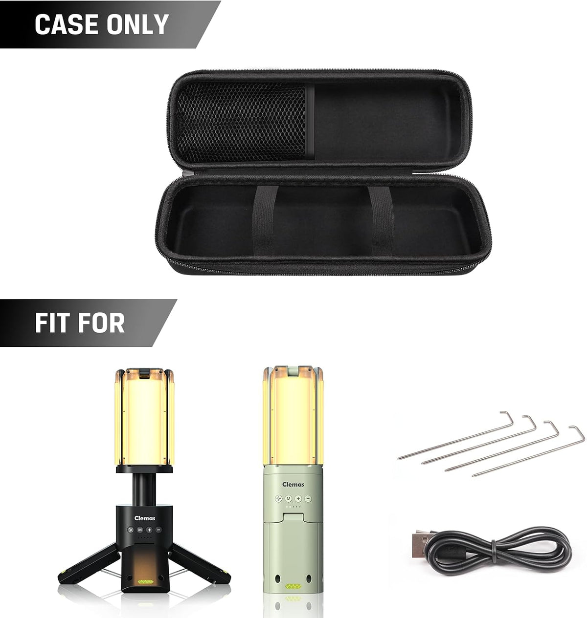 Camping Lantern Storage Case - Padded Protective Box