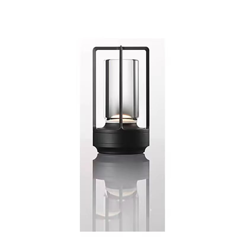Cordless Crystal Table Lamp - Touch Dimming, Rechargeable