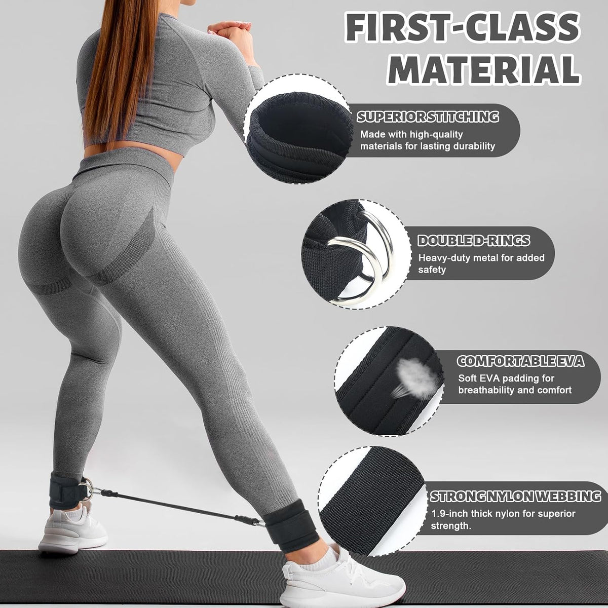 18-Piece Pilates Ring Set - Ball, Straps, Bands & Socks
