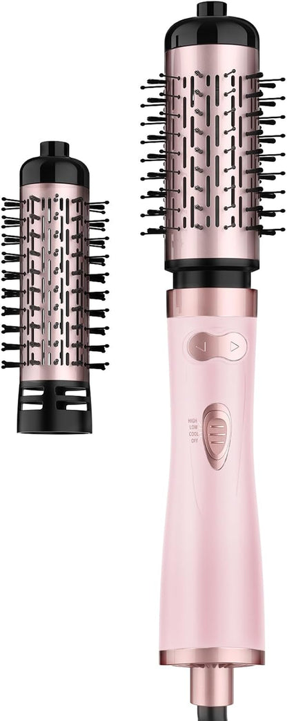 Rotating Blow Dryer Brush Set - 1.5In & 2In Spin Heads