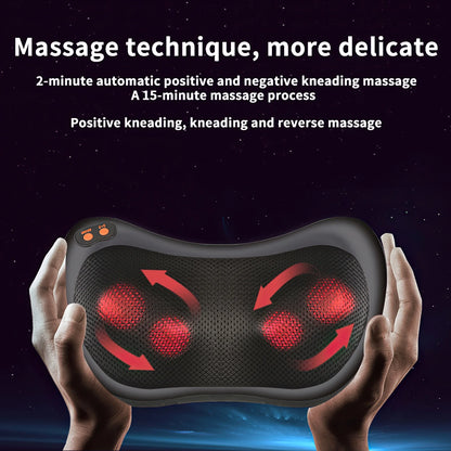 Shiatsu Neck Massager Pillow with Heat - Home, Office & Car