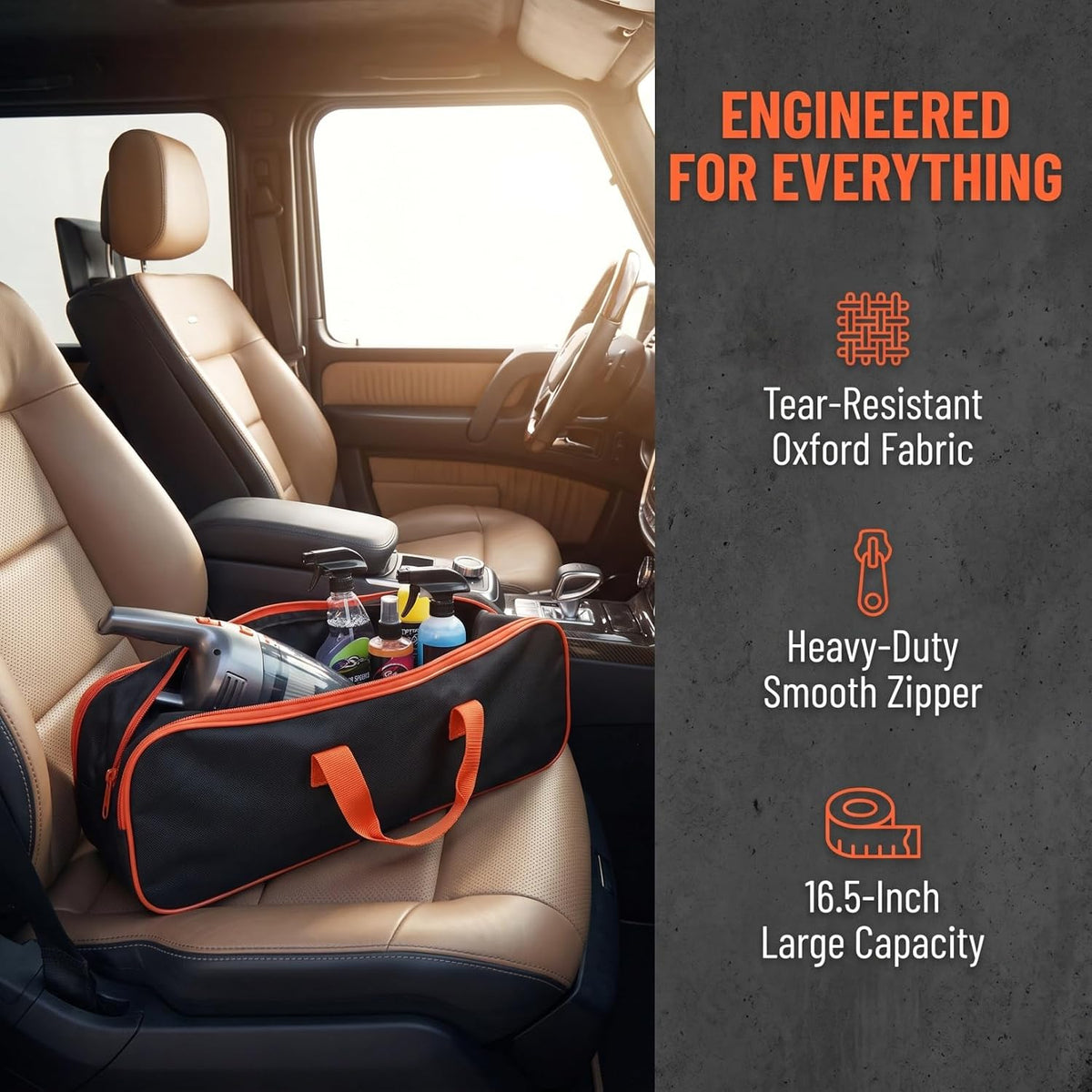 Car Vacuum Carry Case - Padded Tool & Detailing Bag