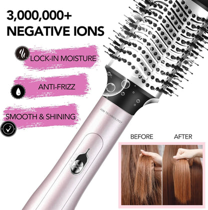 3-In-1 Ionic Hot Air Brush - Dry, Volumize & Style