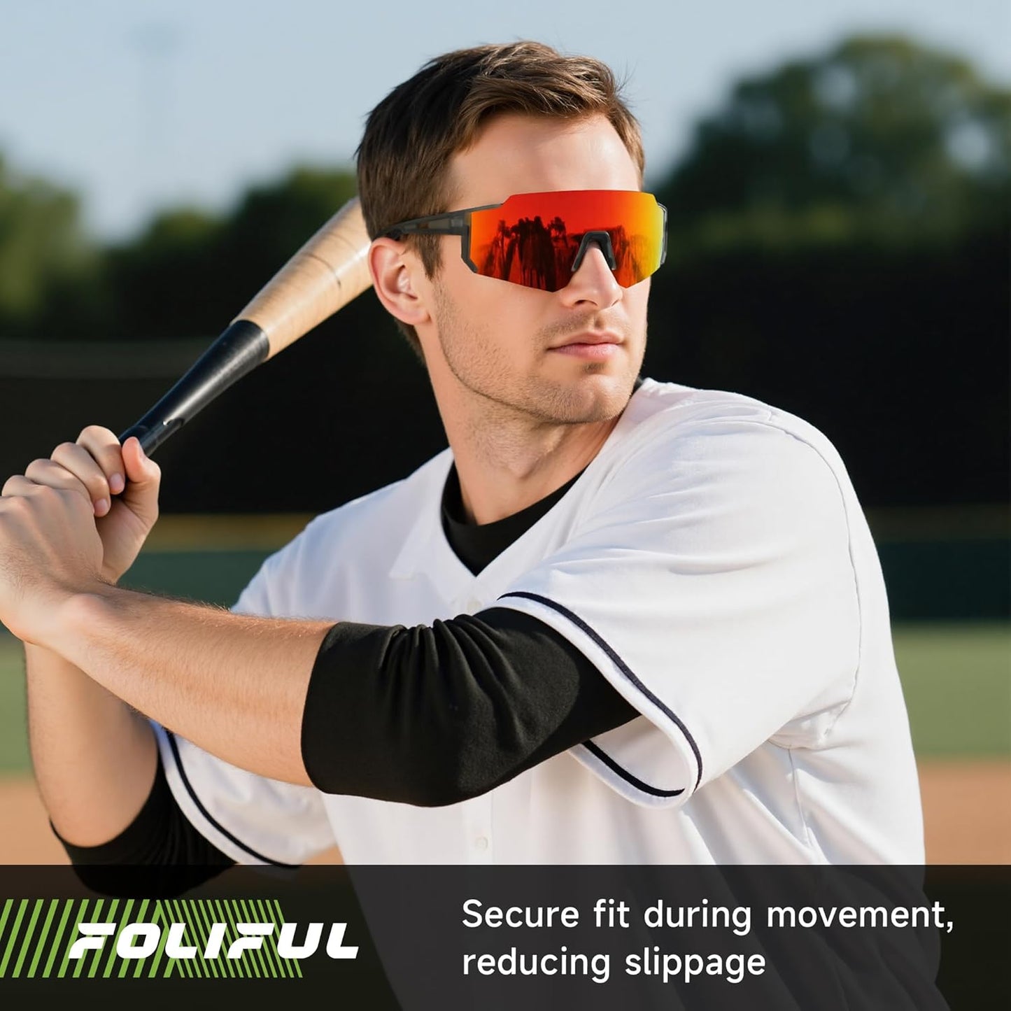 Polarized Running Sunglasses - Lightweight Sport Shades