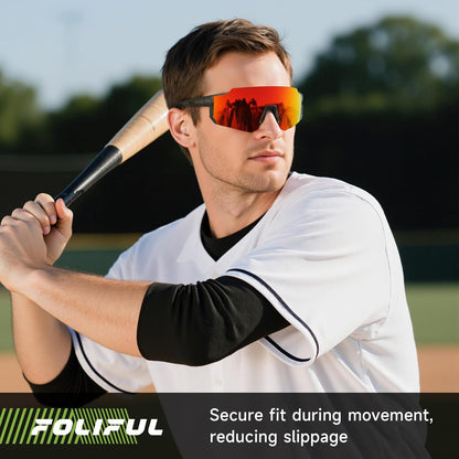 Polarized Running Sunglasses - Lightweight Sport Shades