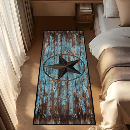Western Star Runner Rug 2X6 - Washable, Non-Slip