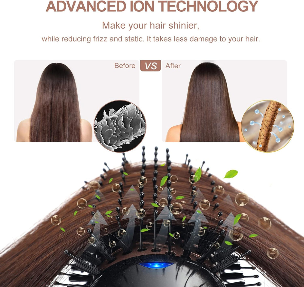 One-Step Volumizing Hair Dryer Brush - 4-In-1 Salon Styler