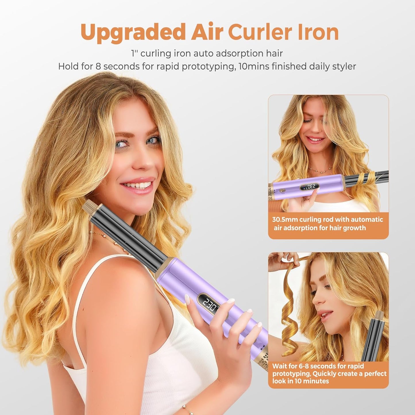 5-In-1 Blow Dryer Brush with LCD Display - Ionic Styler