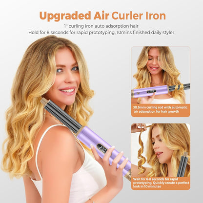 5-In-1 Blow Dryer Brush with LCD Display - Ionic Styler