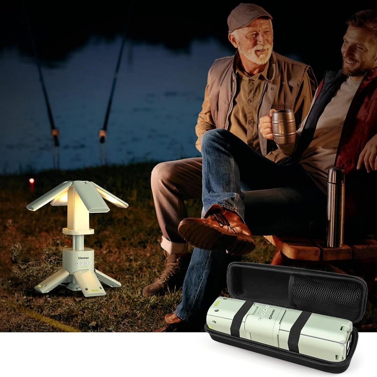 Camping Lantern Storage Case - Padded Protective Box