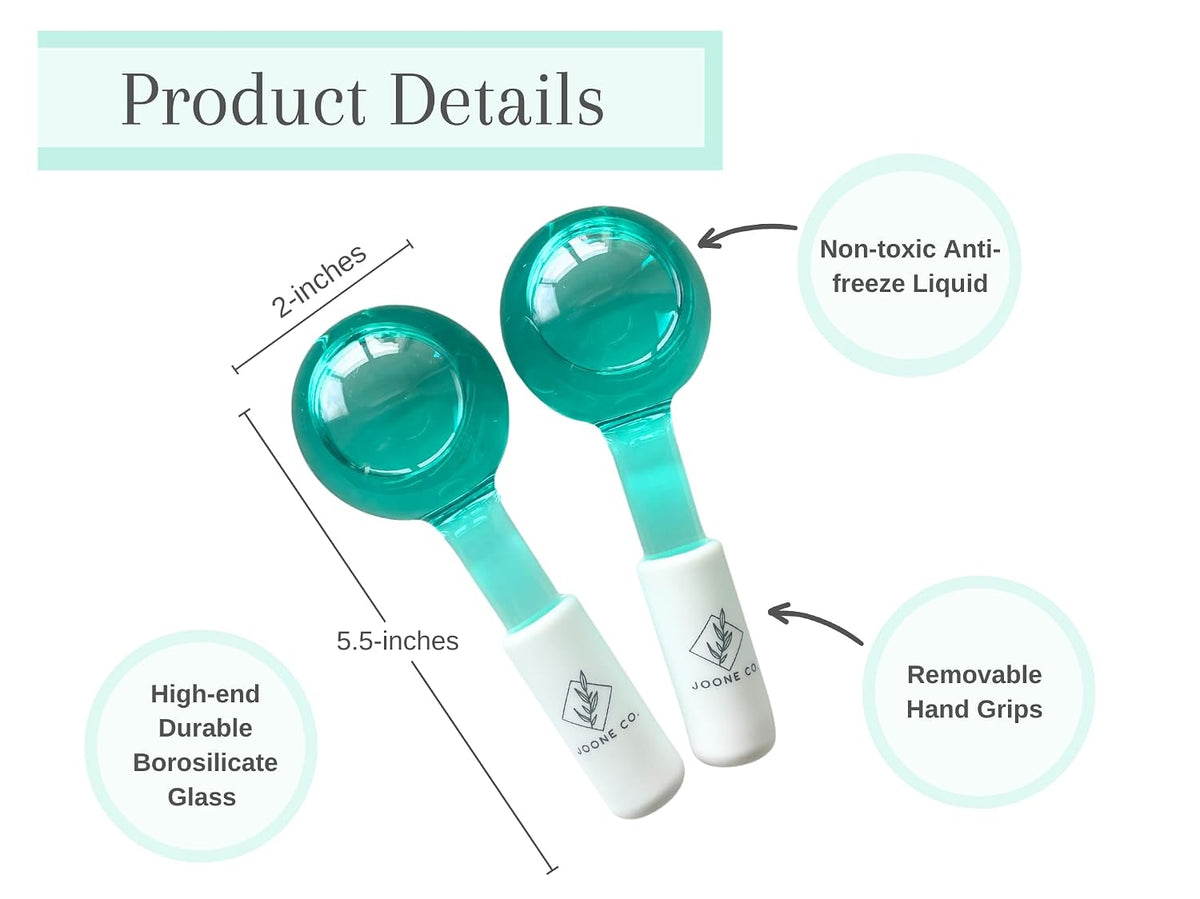 Cryo Ice Globes for Face & Eyes - 2 Pack