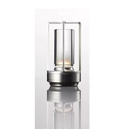 Cordless Crystal Table Lamp - Touch Dimming, Rechargeable