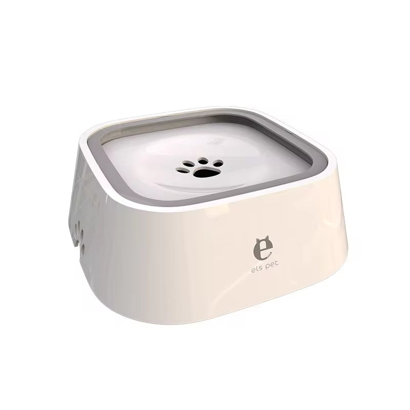 No-Spill Dog Water Bowl - Floating Disc Stops Splashing
