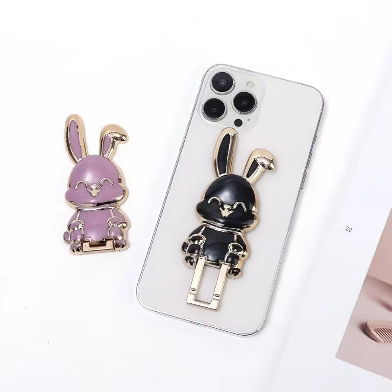Foldable Phone Ring Stand - Cartoon Rabbit Grip