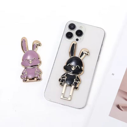 Foldable Phone Ring Stand - Cartoon Rabbit Grip