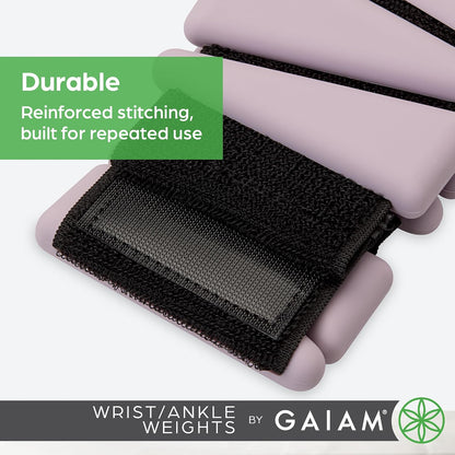 Adjustable Wrist & Ankle Weights - Yoga, Barre & Cardio