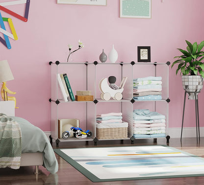 6-Cube Stackable Closet Organizer - DIY Modular Shelving