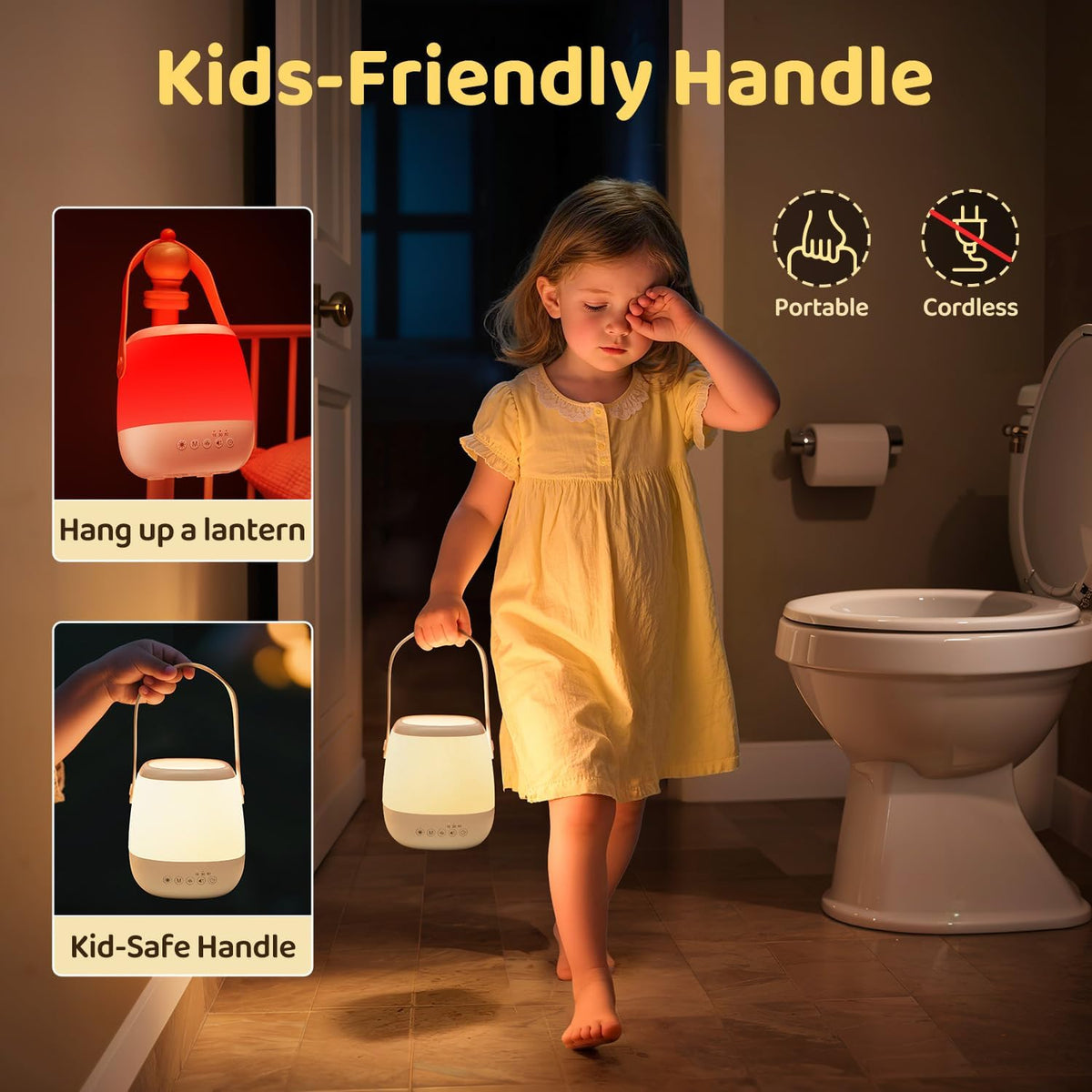 Baby Night Light & Sound Machine - 35 Colors, 12 Soothing Sounds