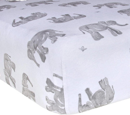 Organic Cotton Fitted Crib Sheet - Breathable & Soft