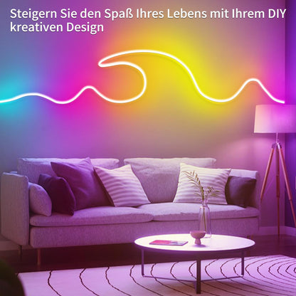 132Ft Neon LED Rope Lights - Waterproof, App Controlled