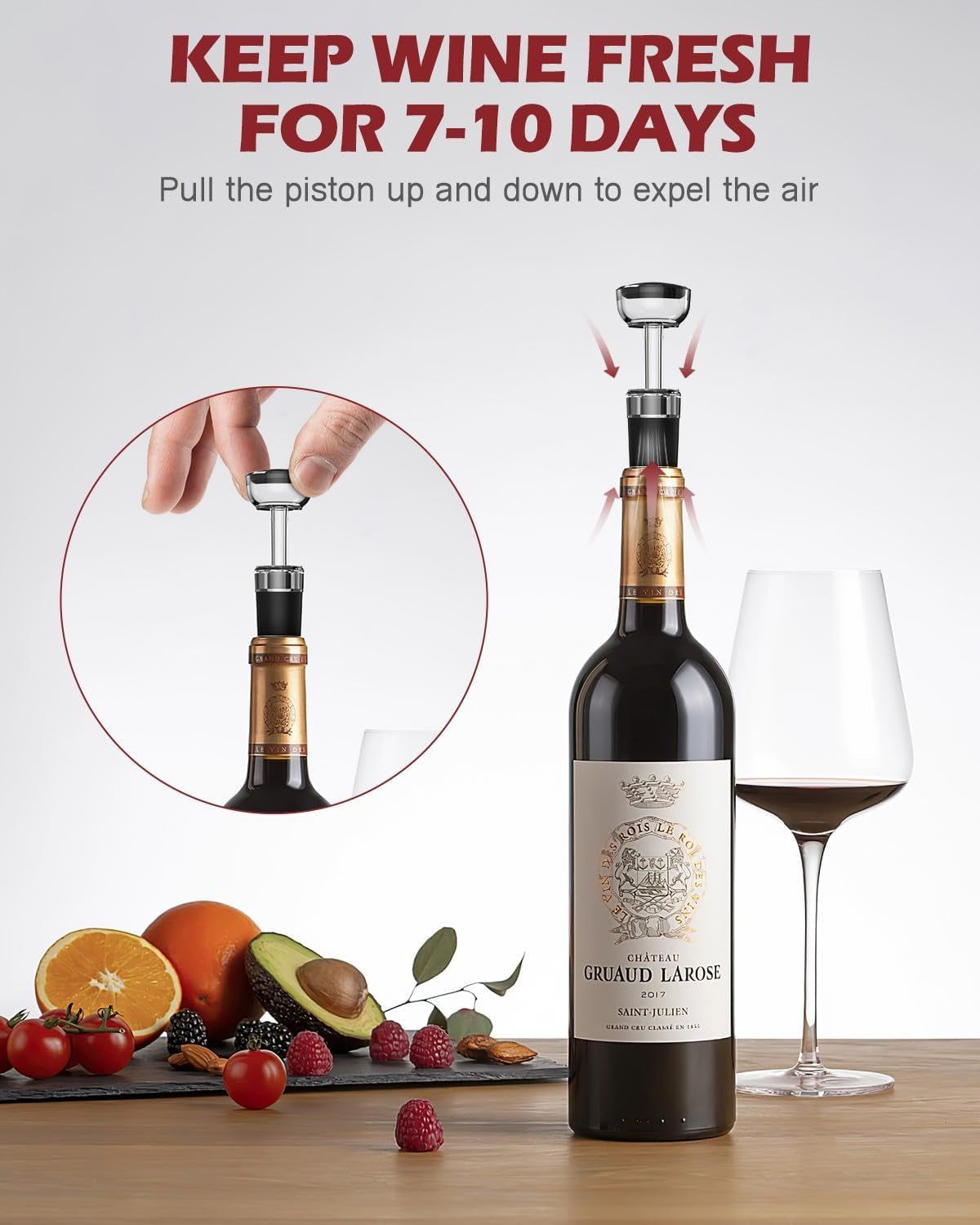 Rechargeable Electric Wine Opener - 4-In-1 Gift Set