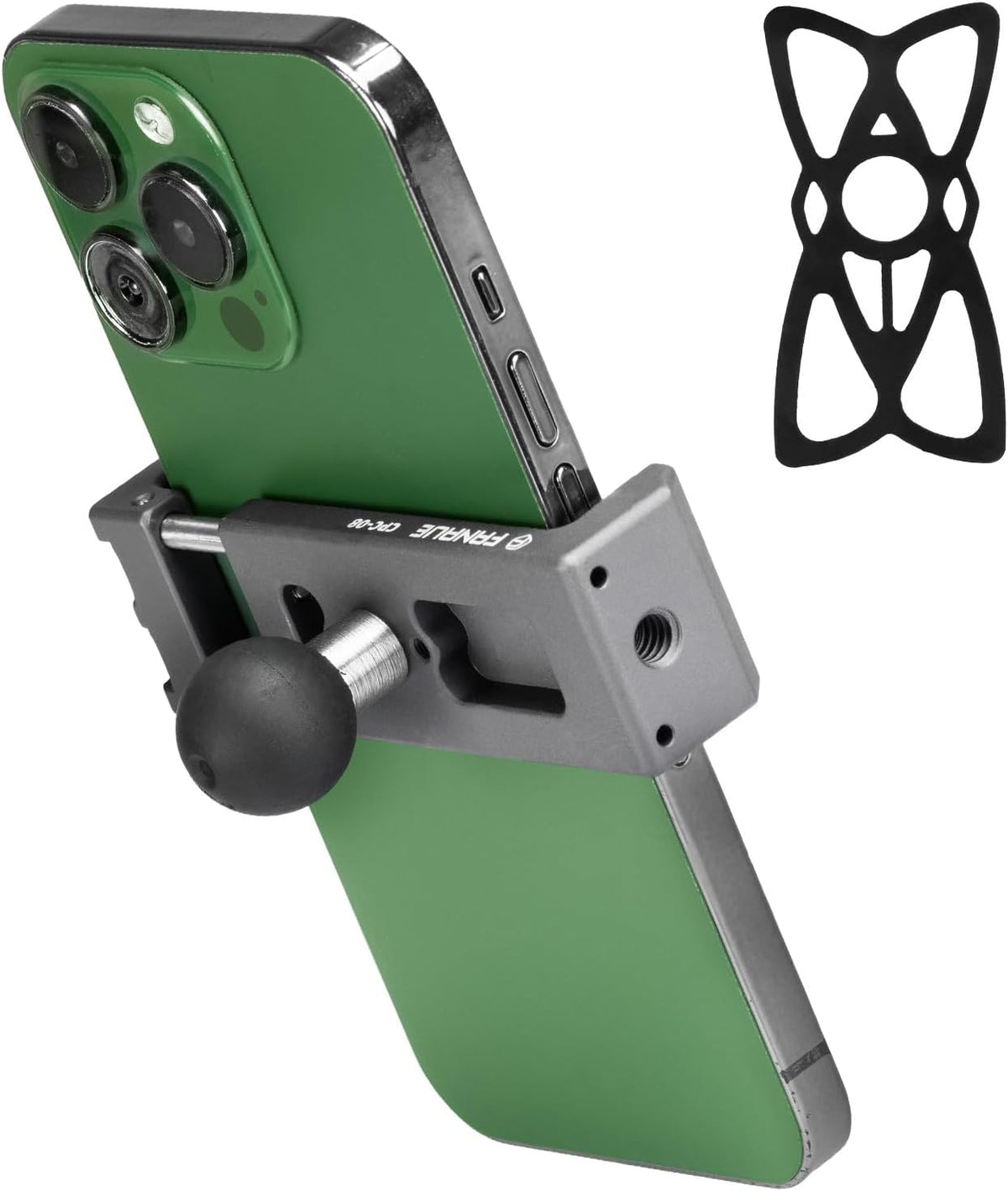 Aluminum Phone Holder - 20Mm Ball Mount, 360 Rotation