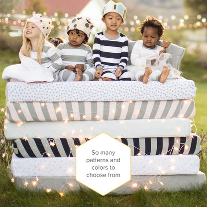 Organic Cotton Fitted Crib Sheet - Breathable & Soft