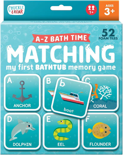 Bath Time Alphabet Matching Game - Water-Safe Foam