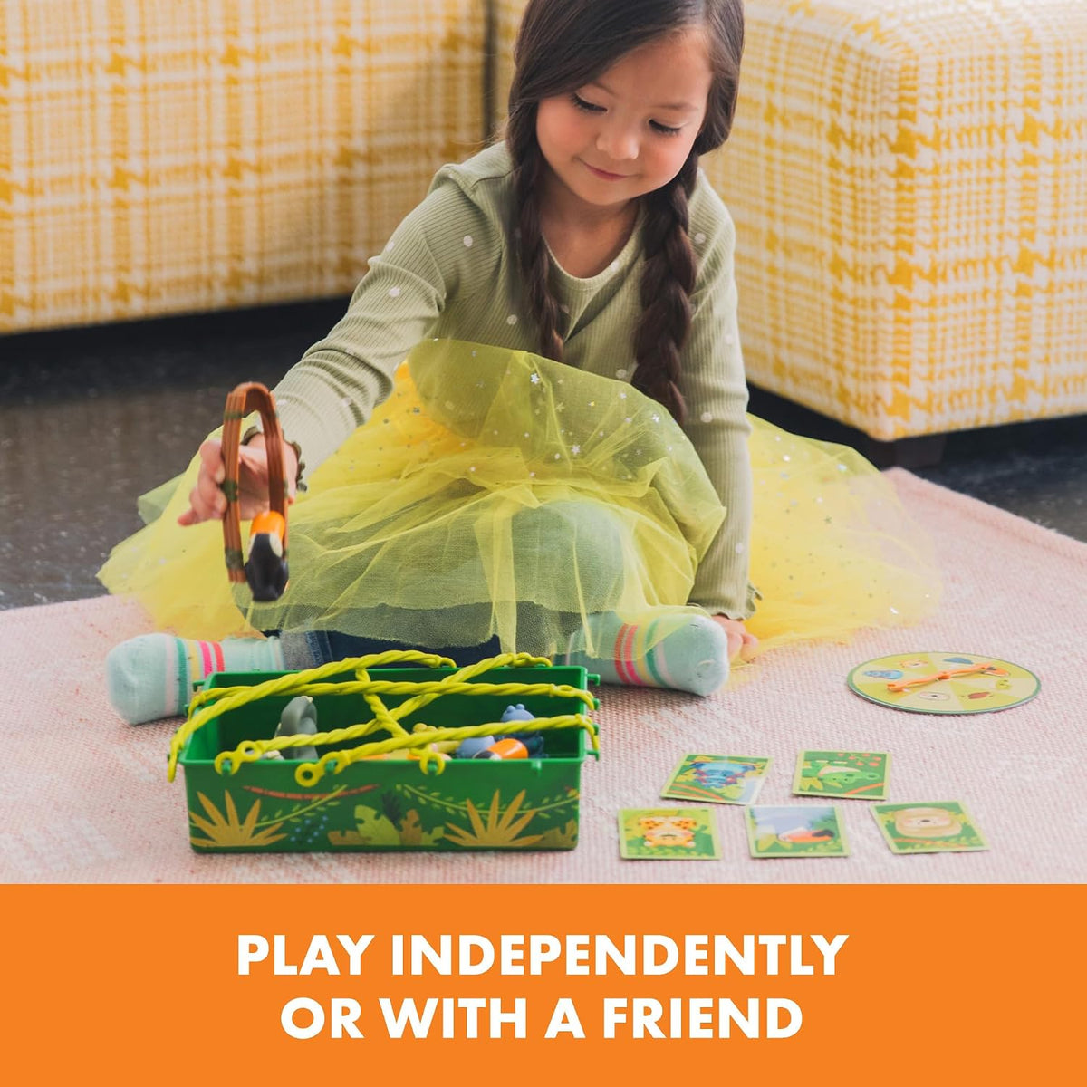 Jungle Rescue Toddler Board Game - Fine Motor Skills, Ages 3+