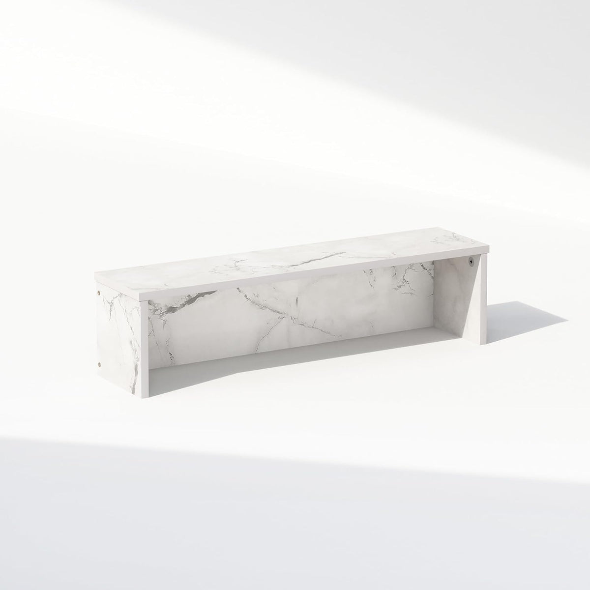 23In Desktop Organizer Shelf - Marble White
