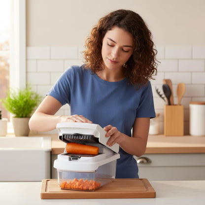 15-In-1 Chopper & Mandoline Set - Spiralizer Included