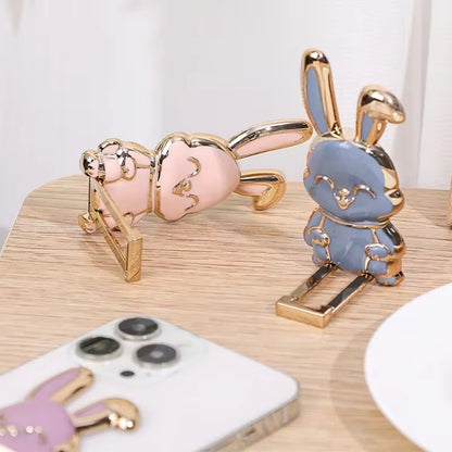 Foldable Phone Ring Stand - Cartoon Rabbit Grip
