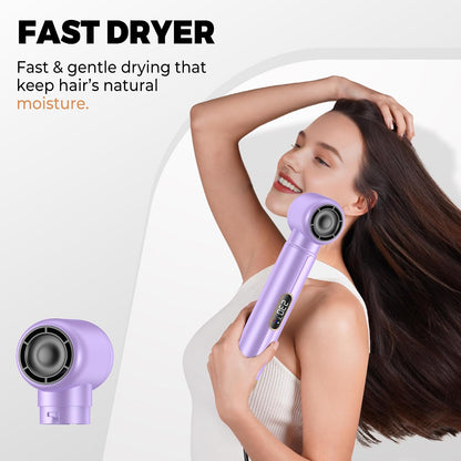 5-In-1 Blow Dryer Brush with LCD Display - Ionic Styler