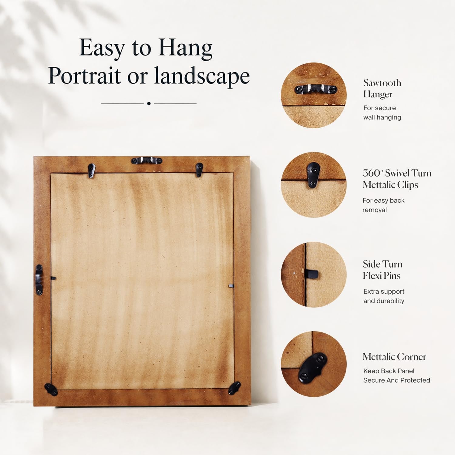 Resin Inlay Photo Frames - Set of 2, 14X18In
