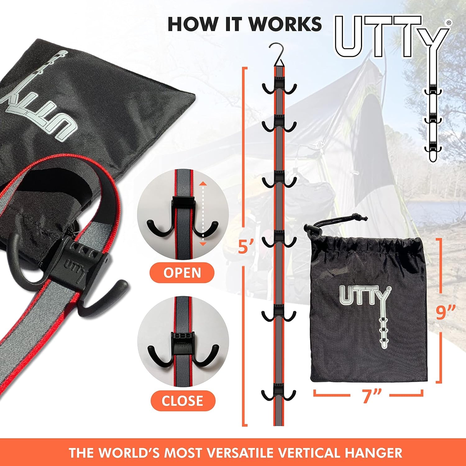 Portable Gear Drying Rack - Sports & Camping Equipment
