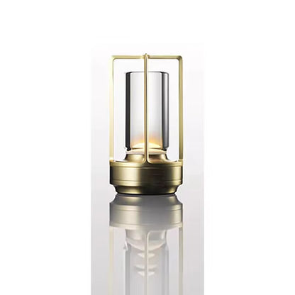 Cordless Crystal Table Lamp - Touch Dimming, Rechargeable