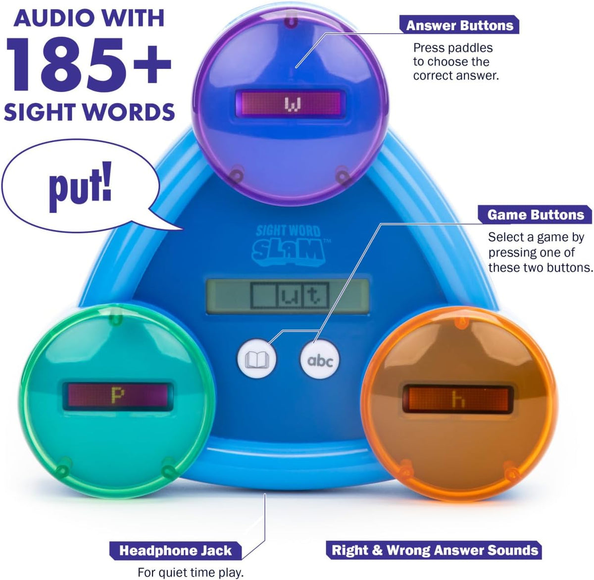 Sight Word Slam - Electronic Reading Game, Ages 5-7