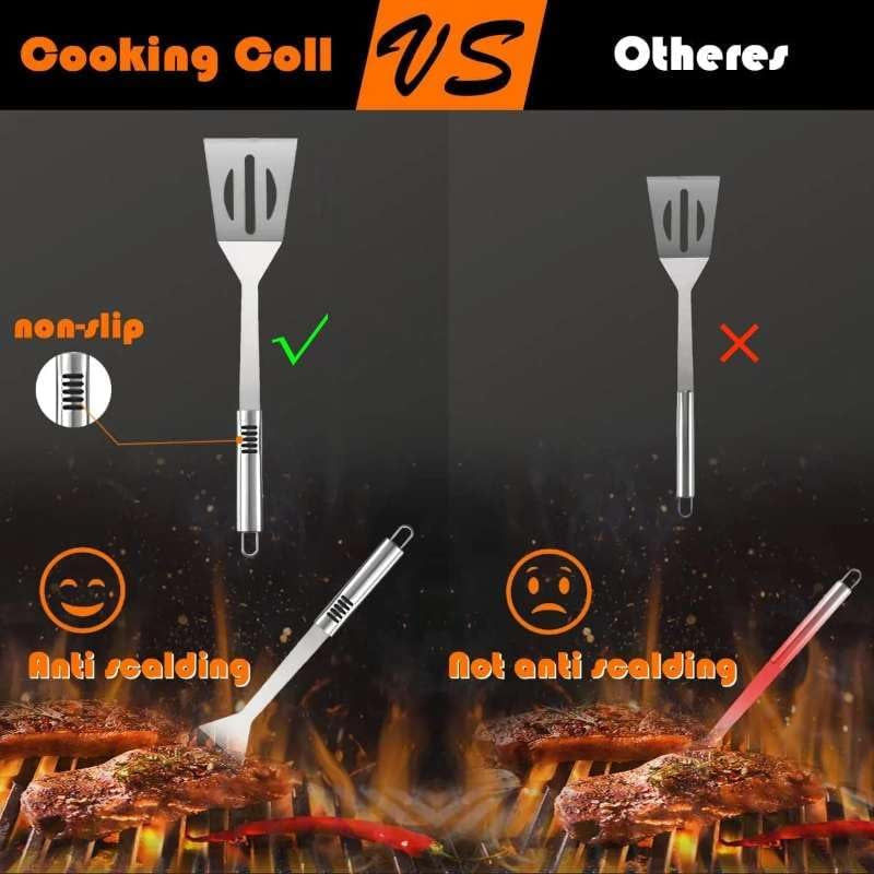 20-Piece BBQ Grill Tool Set with Carry Bag
