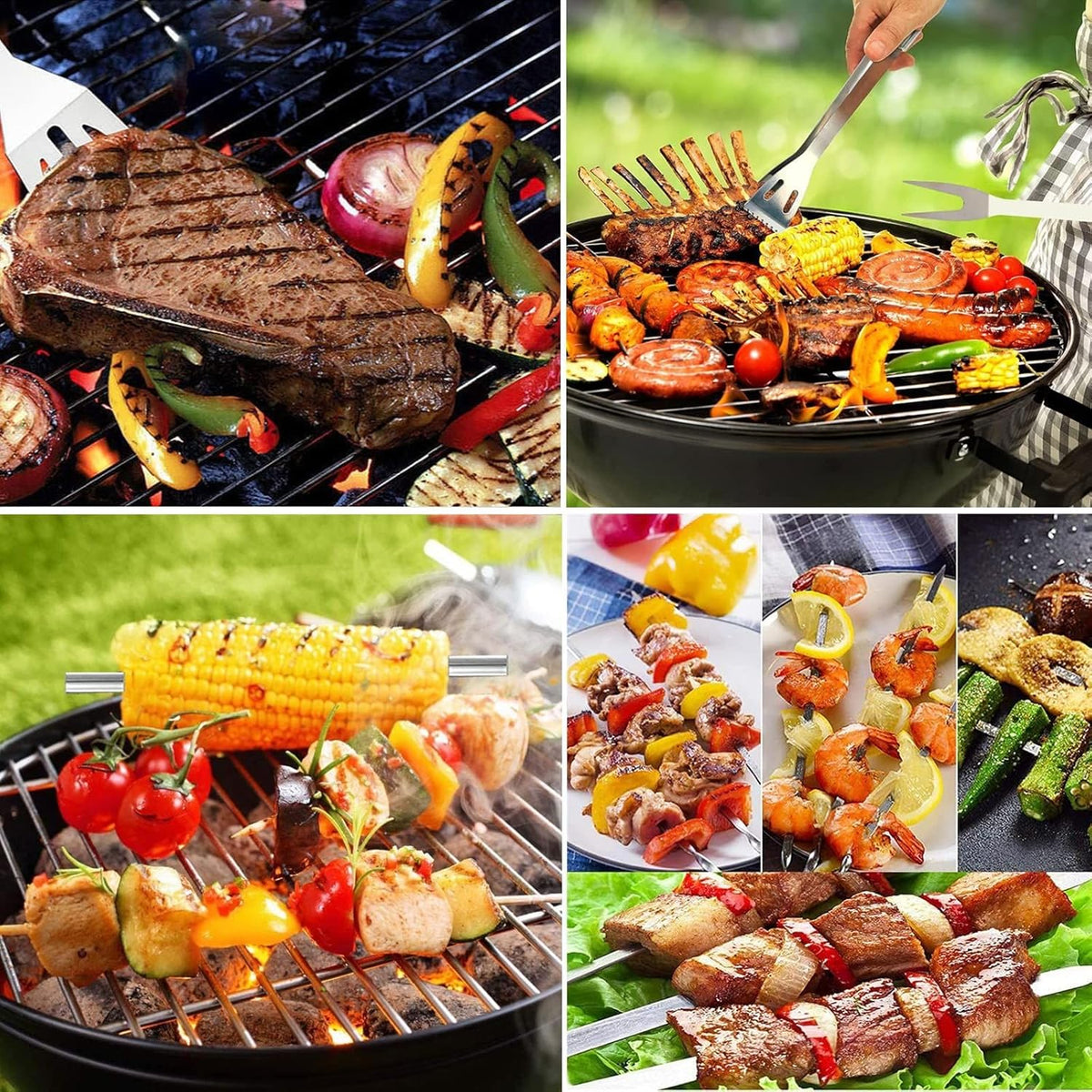 20-Piece BBQ Grill Tool Set with Carry Bag
