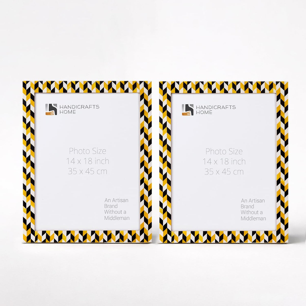 Resin Inlay Photo Frames - Set of 2, 14X18In