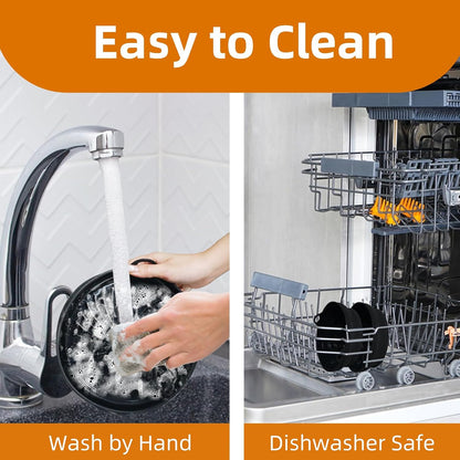 8-Piece Air Fryer Accessory Kit - Liner, Rack & Gloves