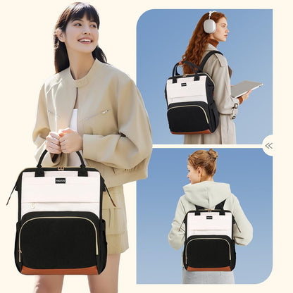 Womens Travel Laptop Backpack - 15.6In, Water Resistant