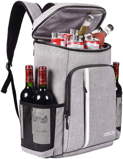 Insulated Backpack Cooler - Leakproof, Holds 30 Cans